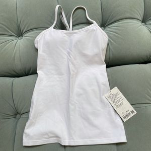 Lululemon Power Y Tank White NWT